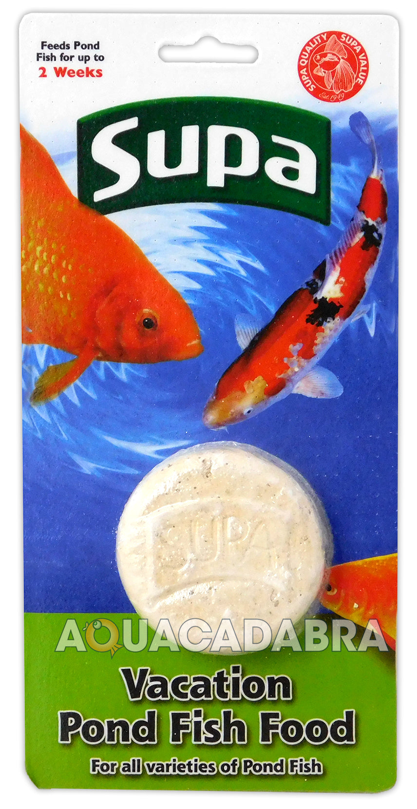 Supa Holiday Fish Food Feeding Blocks Aquarium Tropical Goldfish x2 x3
