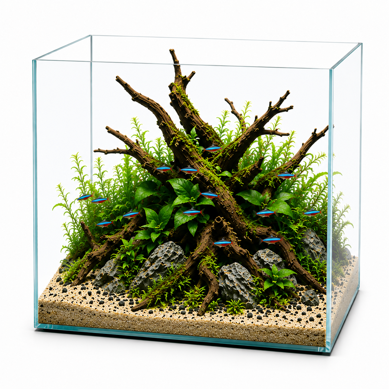 Aqua One OptiScape Clear Glass Aquarium Tank