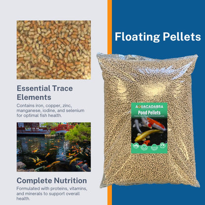 Aquacadabra Pond Food 2kg & P7000 Auto Feeder