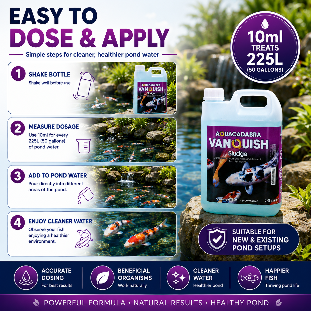 Aquacadabra Vanquish Sludge Pond Cleaner