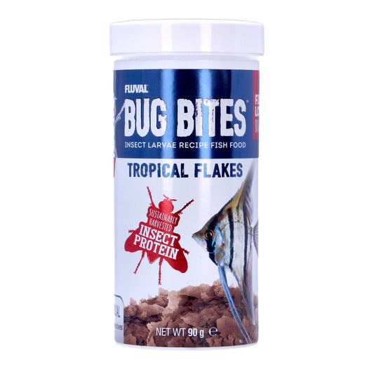 Fluval Bug Bites Insect-Based Tropical Fish Flakes