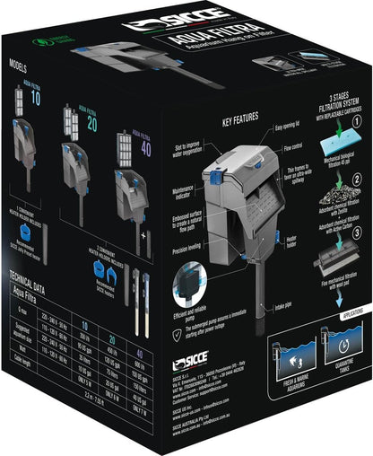 SICCE Aqua Filtra Hang-On Aquarium Filters