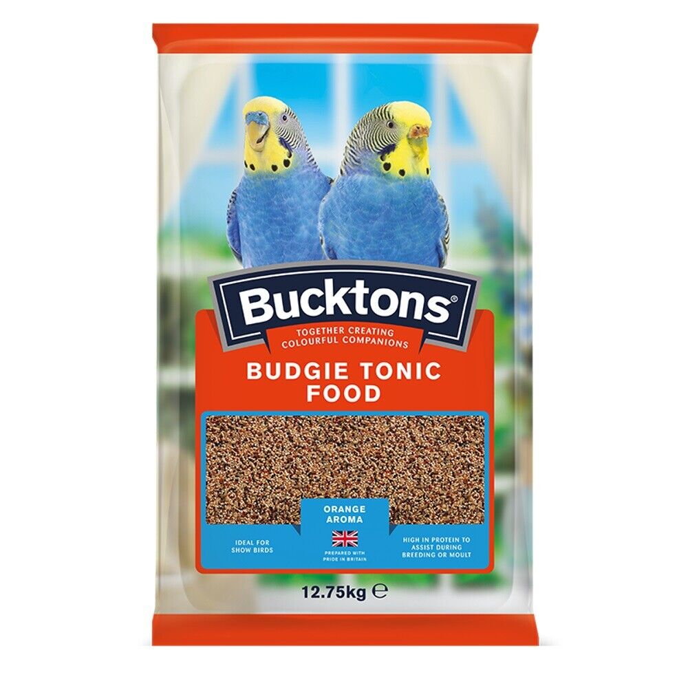 Bucktons Budgie Tonic Food 12.75kg Bird Seed Finch Damaged Bag Exp 01/2028