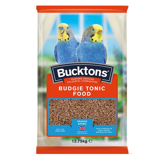 Bucktons Budgie Tonic Food 12.75kg Bird Seed Finch Damaged Bag Exp 01/2028