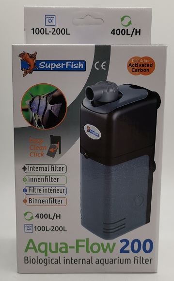 Superfish Aquaflow Aquarium Filter Pump 400LPH Spray Bar Boxed