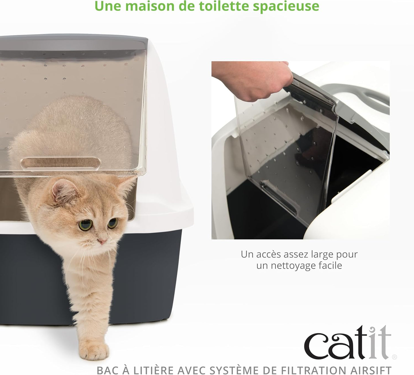 Catit Hooded Litter Box