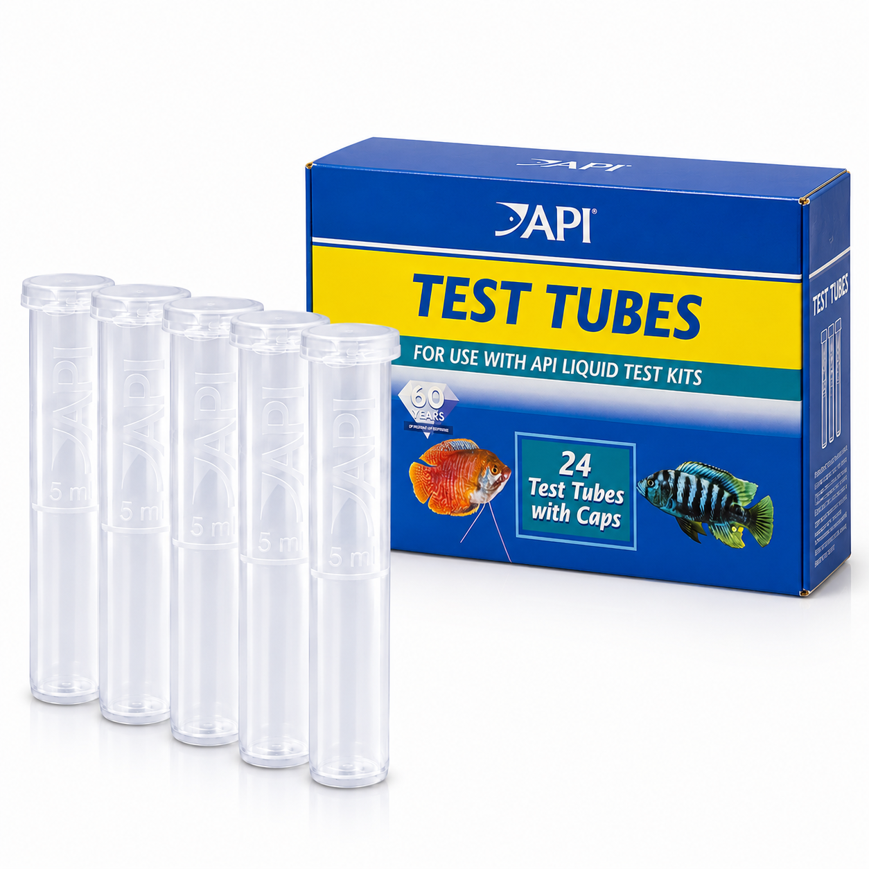 API Replacement Test Tubes with Screw Caps