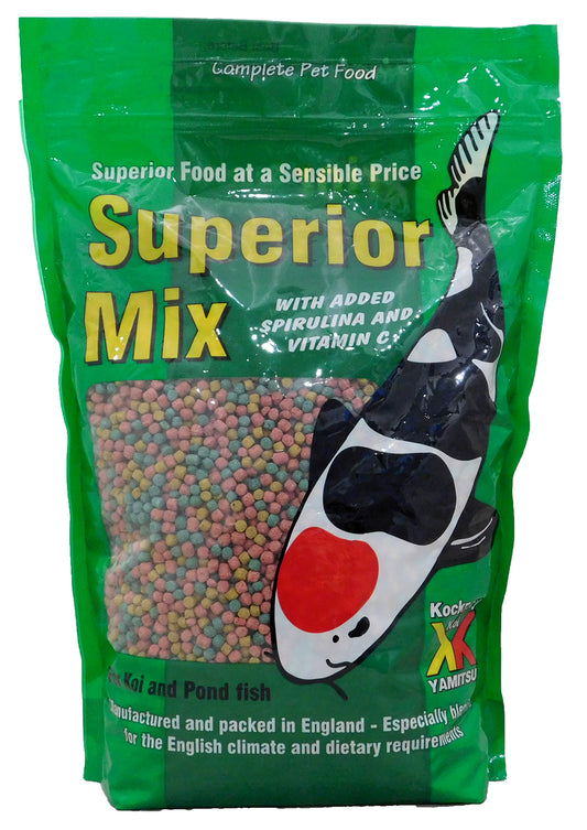 Kockney Koi Superior Mix Food 16mm Pellets - 5kg Bag