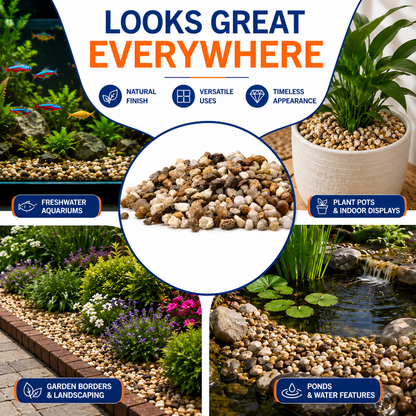 Aquacadabra 25Kg Multi-Purpose Natural Pea Gravel