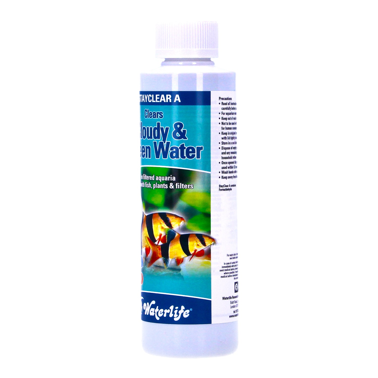 WATERLIFE STAYCLEAR A CLEARS CLOUDY & GREEN WATER 250ml