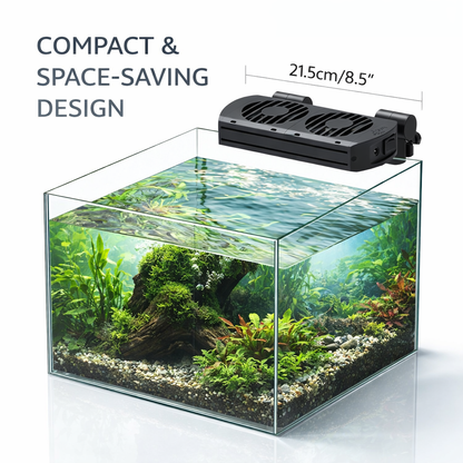 TMC Aquarium Cooling Fan System Fish Tank Cooler with Thermostat 12V
