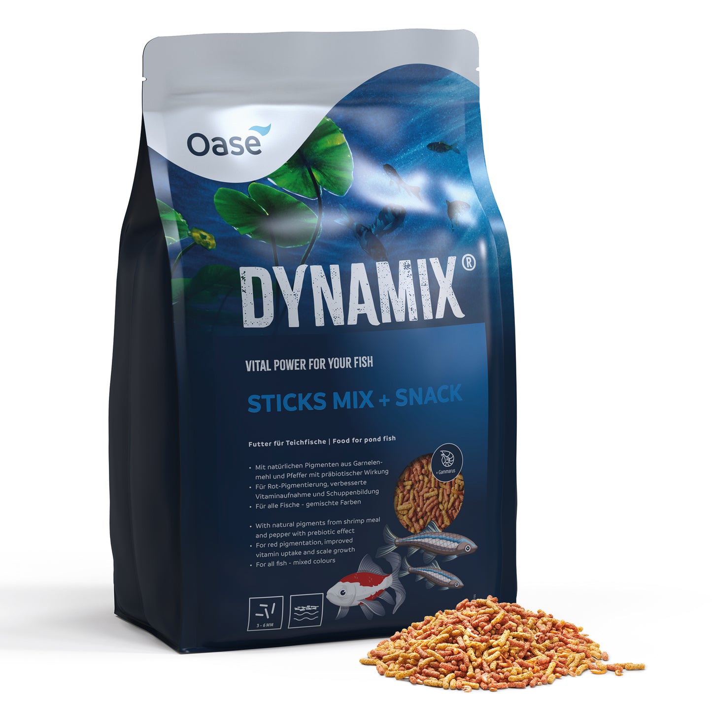 Oase Dynamix Pond Sticks Mix plus Snacks