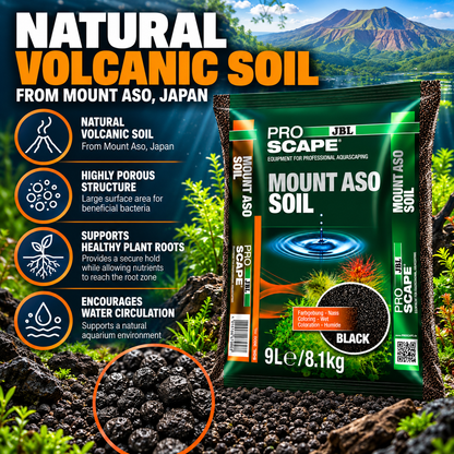 JBL ProScape Black Volcanic Aquarium Soil Substrate Planted Tank