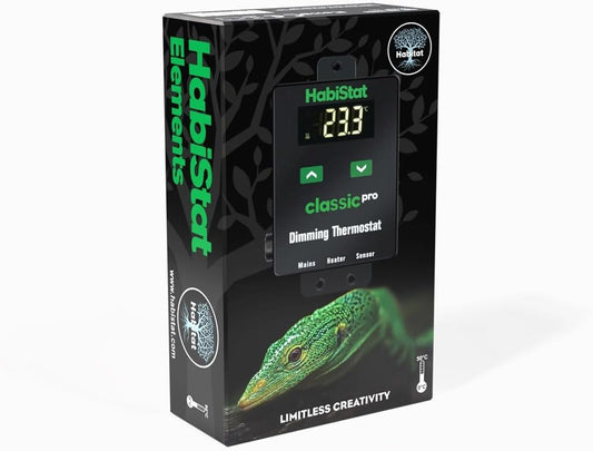 HabiStat Classic Pro Dimming Thermostat, Black, 450 Watt