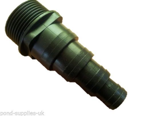 1.25" BSP Threaded Hosetail x5 Pond Pump Filter Hose Connector Adapter