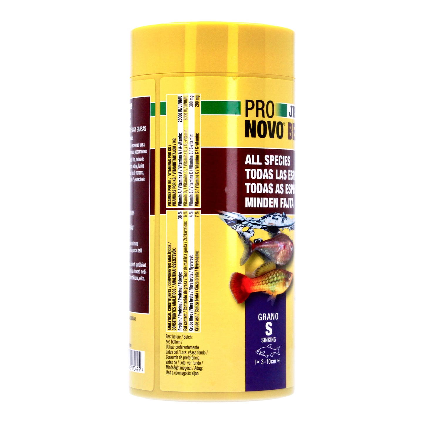 JBL PRONOVO Prebiotic Balanced Staple Tropical Fish Food 1000ml exp 05/26