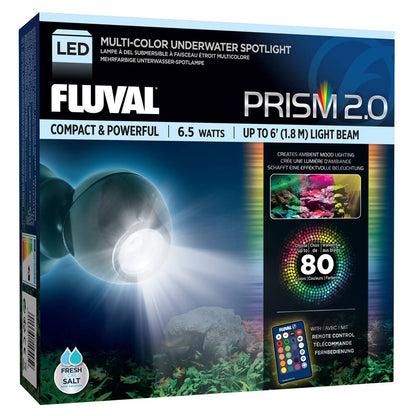Fluval Prism 2.0 LED Spotlight Underwater Colour Change 6.5W Aquarium Fish Tank