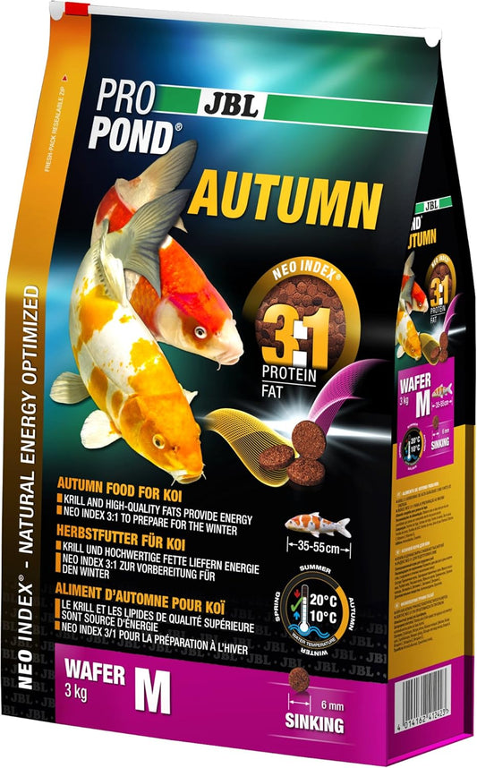JBL ProPond Autumn M Koi Fish Food 3kg (BB 09/26) 
