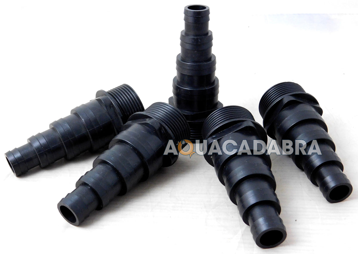 1.25" BSP Threaded Hosetail x5 Pond Pump Filter Hose Connector Adapter
