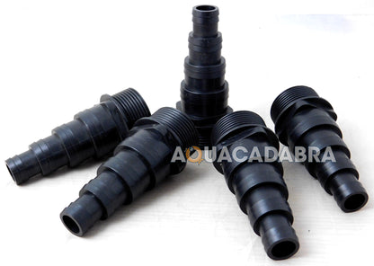 1.25" BSP Threaded Hosetail x5 Pond Pump Filter Hose Connector Adapter