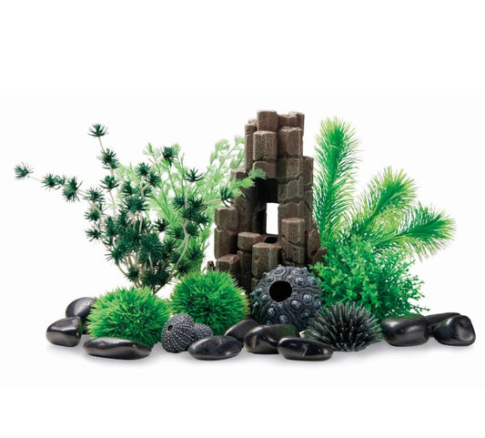 Oase biOrb Aquarium Fish Tank Decor Set 15-30L Volcanic Stone