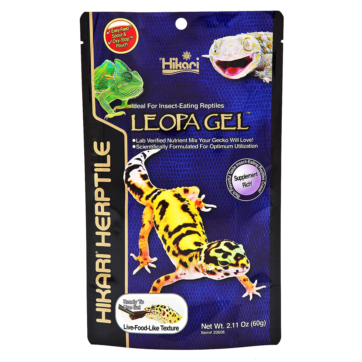 Hikari Herptile Leopa Gel 60g