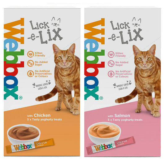 Webbox Cats Delight Lick E Lix 5 Pack