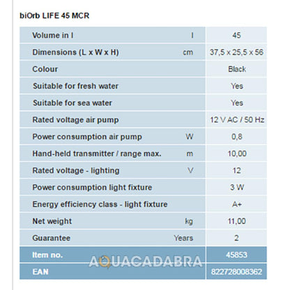 biOrb Life Portrait 45 MCR Tanks