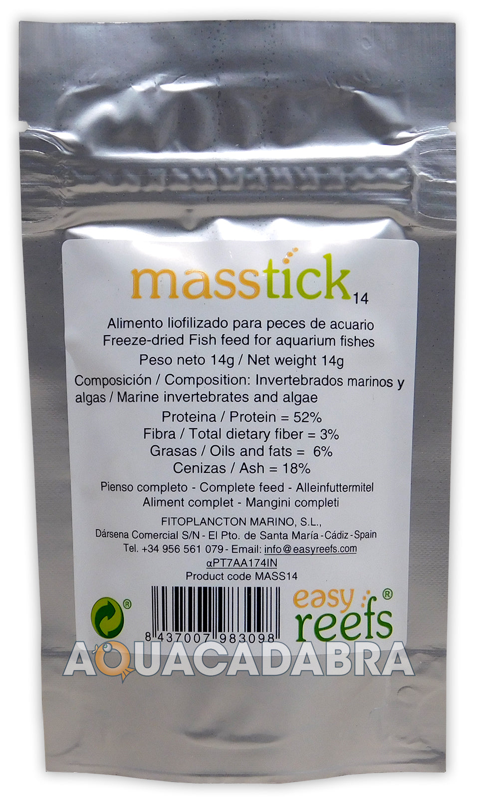 EasyReef Masstick - Natural, Balanced Food