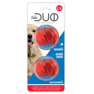Zeus Duo Balls with Squeaker