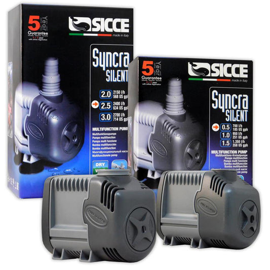 Sicce Syncra Aquarium Pumps 0.5 - 1.5