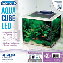 Interpet Aqua Cube LED 28L Aquarium