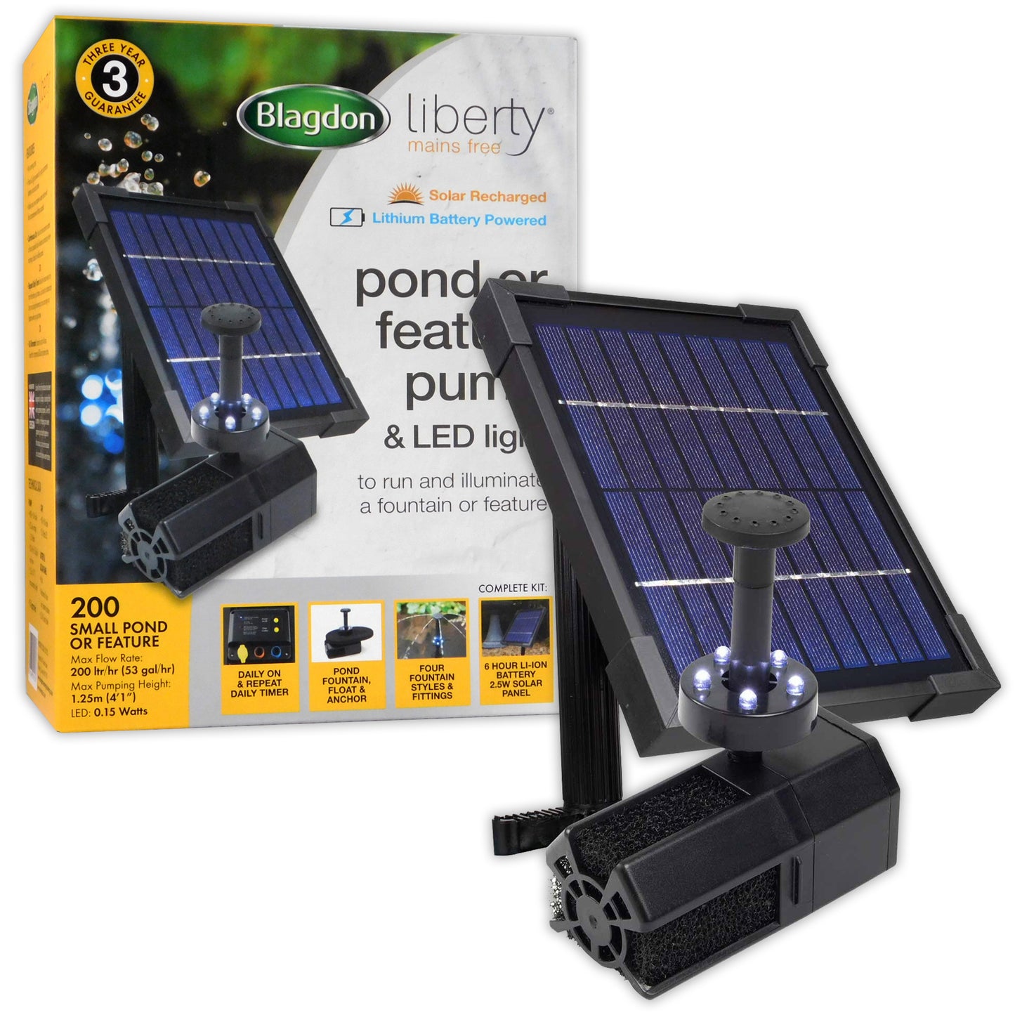 Blagdon Liberty Pond/Feature Pump with LED