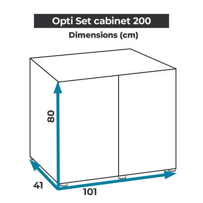 Aquael Optiset 200 Aquarium & Cabinets