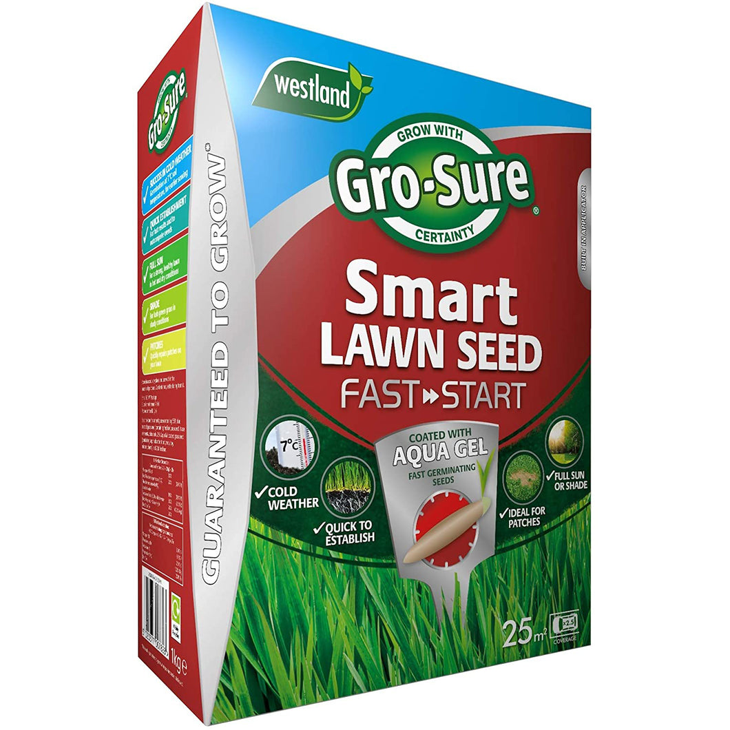 Gro-Sure Smart Lawn Seed, Fast Start