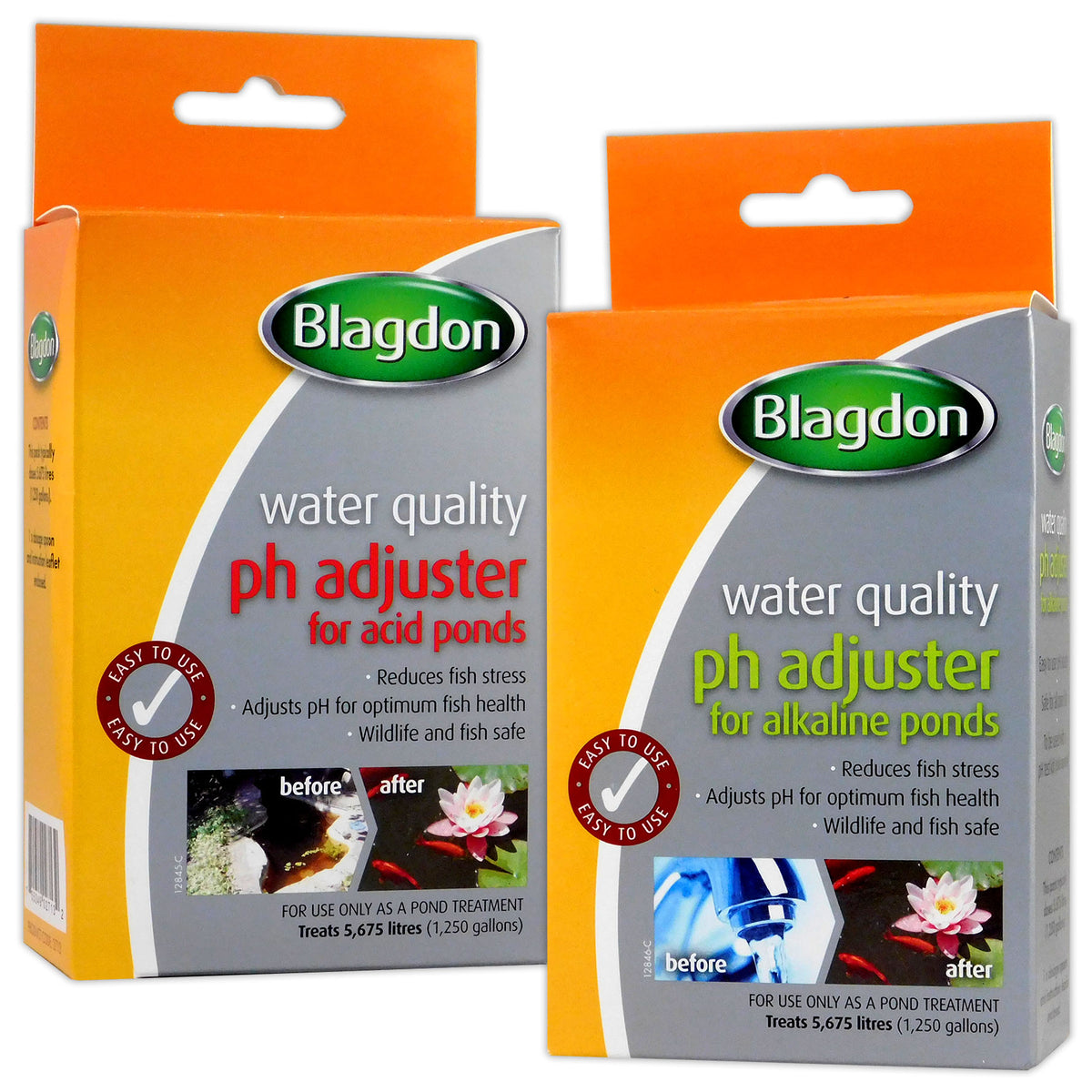 Blagdon pH Adjusters - for Acid or Alkaline Ponds – Aquacadabra