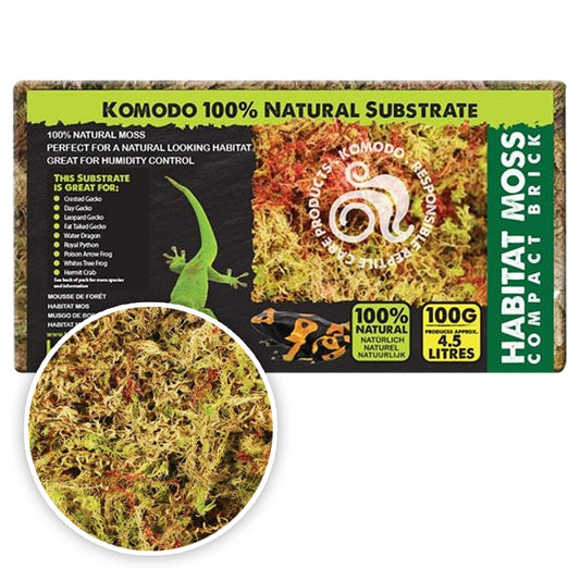 Komodo Habitat Moss Compact Brick