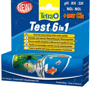 Tetra Test 6 in 1 Test Strips - T6239