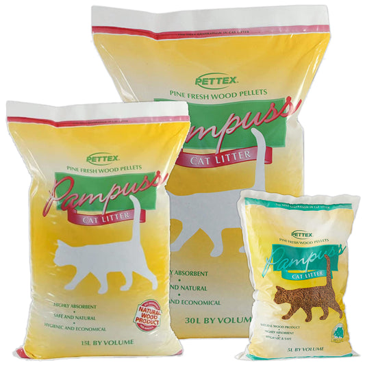 Pettex Pampuss Wood Base Cat Litter