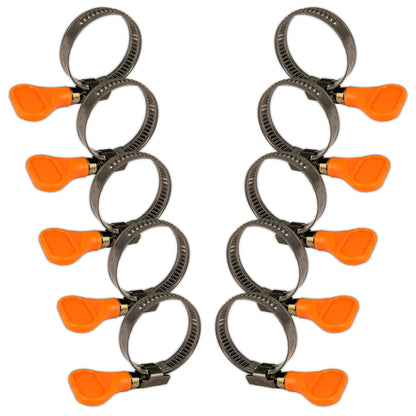 Kockney Koi Jubilee Band Hose Clamps (Box of 10)