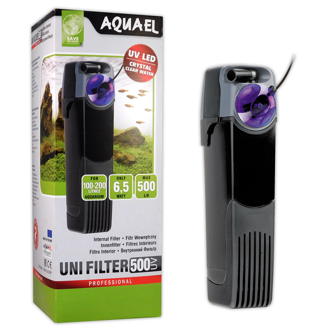 Aquael Unifilter 500 UV Aquarium Filter