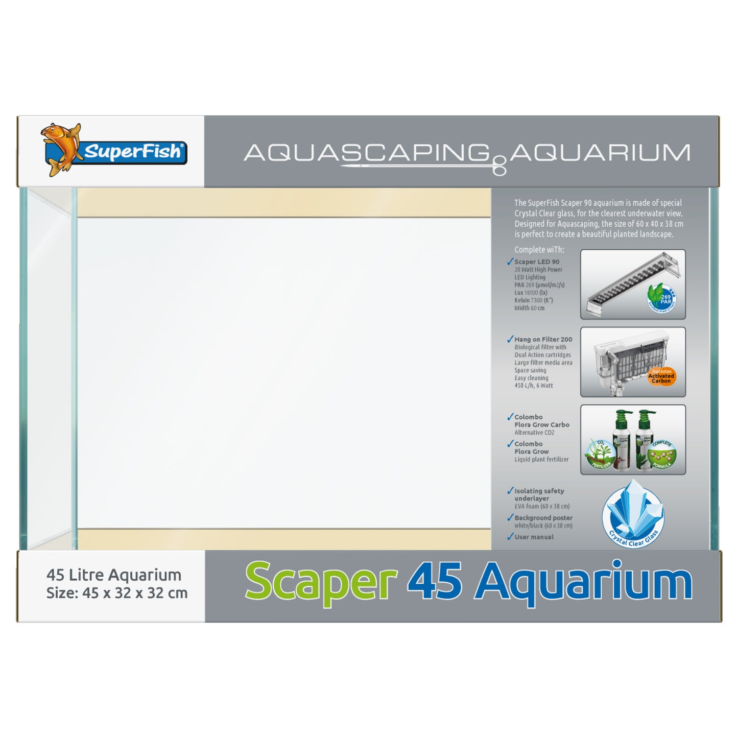 Superfish Scaper 45 Aquarium