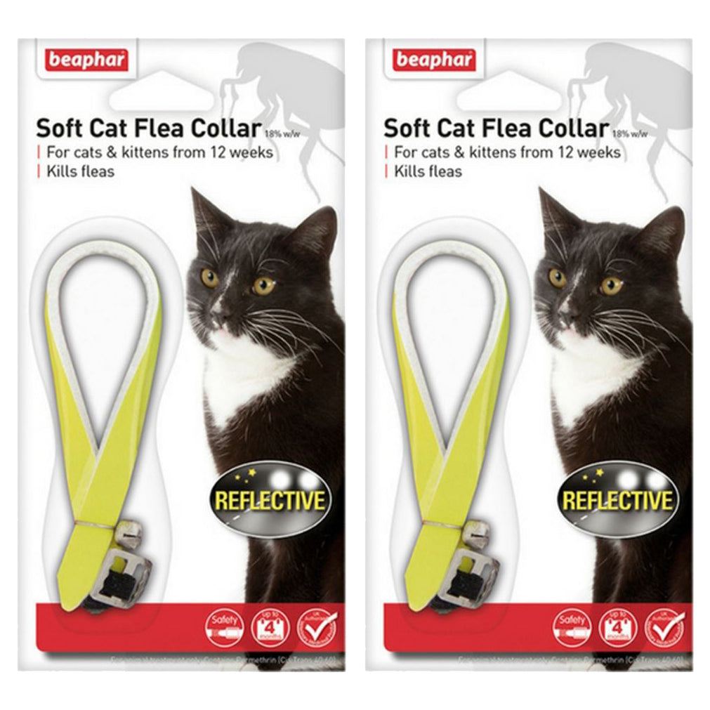 Beaphar Cat Flea Reflective Yellow Collar