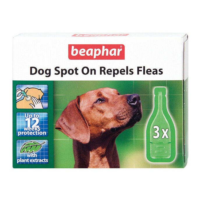 Beaphar Dog Spot On 12 Week Repels Fleas