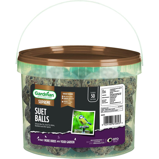 Gardman Supreme Suet Balls - 50 Tub