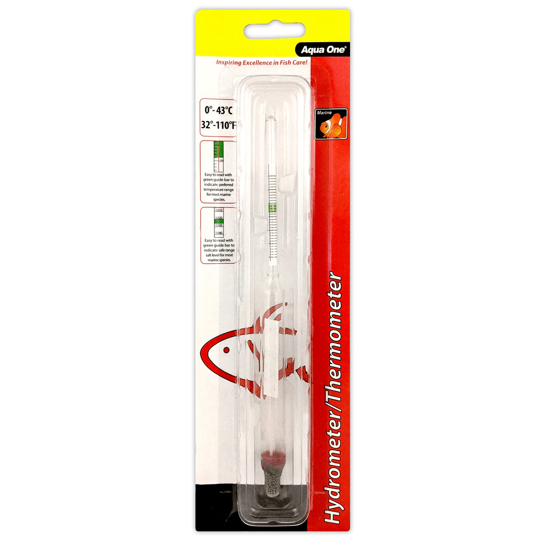 Aqua One Hydrometer with Thermometer