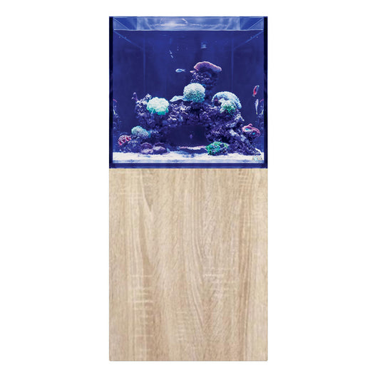 D-D Aqua-Pro Reef 600 CUBE Tank & Cabinet (Platinum Oak)