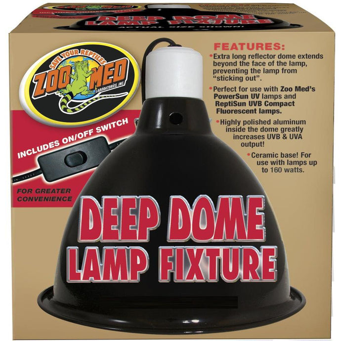 Zoo Med Reptile Deep Dome Lamp Fixture