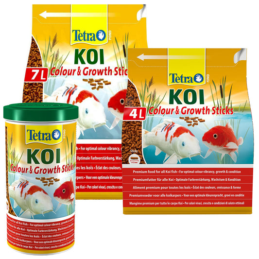 Tetra Pond Koi Sticks Colour and Growth