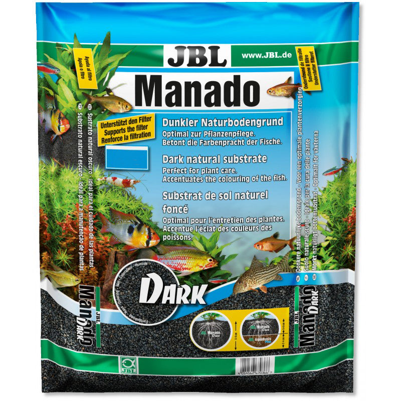 JBL Manado Dark Natural Substrate Gravel